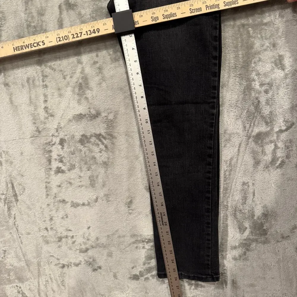 Children’s Place Straight Leg Boys Size 12 Jeans Stretch Faded Black